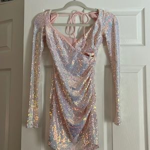 Lucy in the sky sequin dress